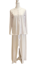 MARILYN 2 PIECE PAJAMA SET - WHITE