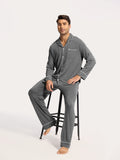 GYS Premium™ Bamboo Men Long Sleeve Pajama Sets