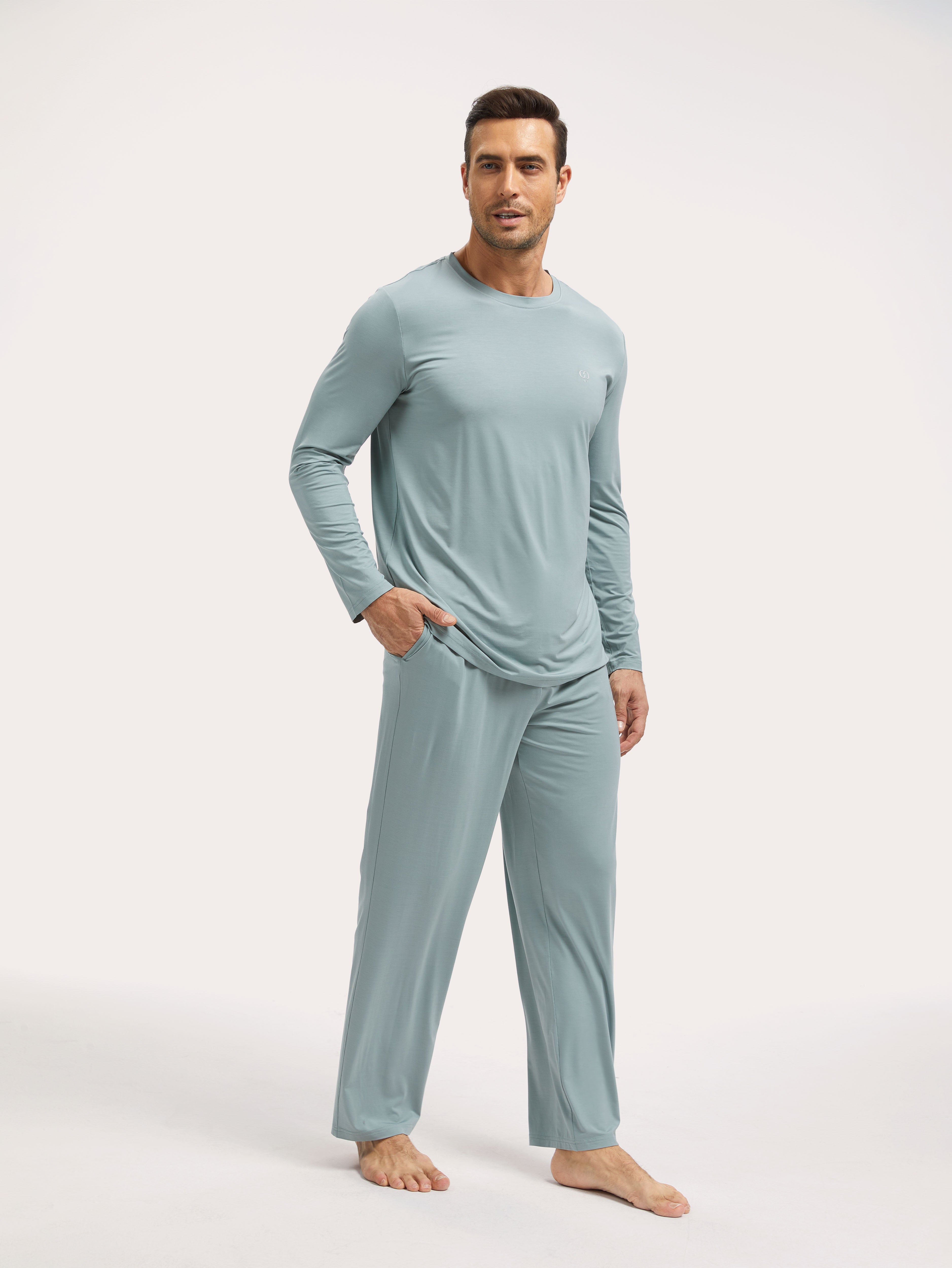 GYS Premium™ Bamboo Men NightFlow Long Pajama Set