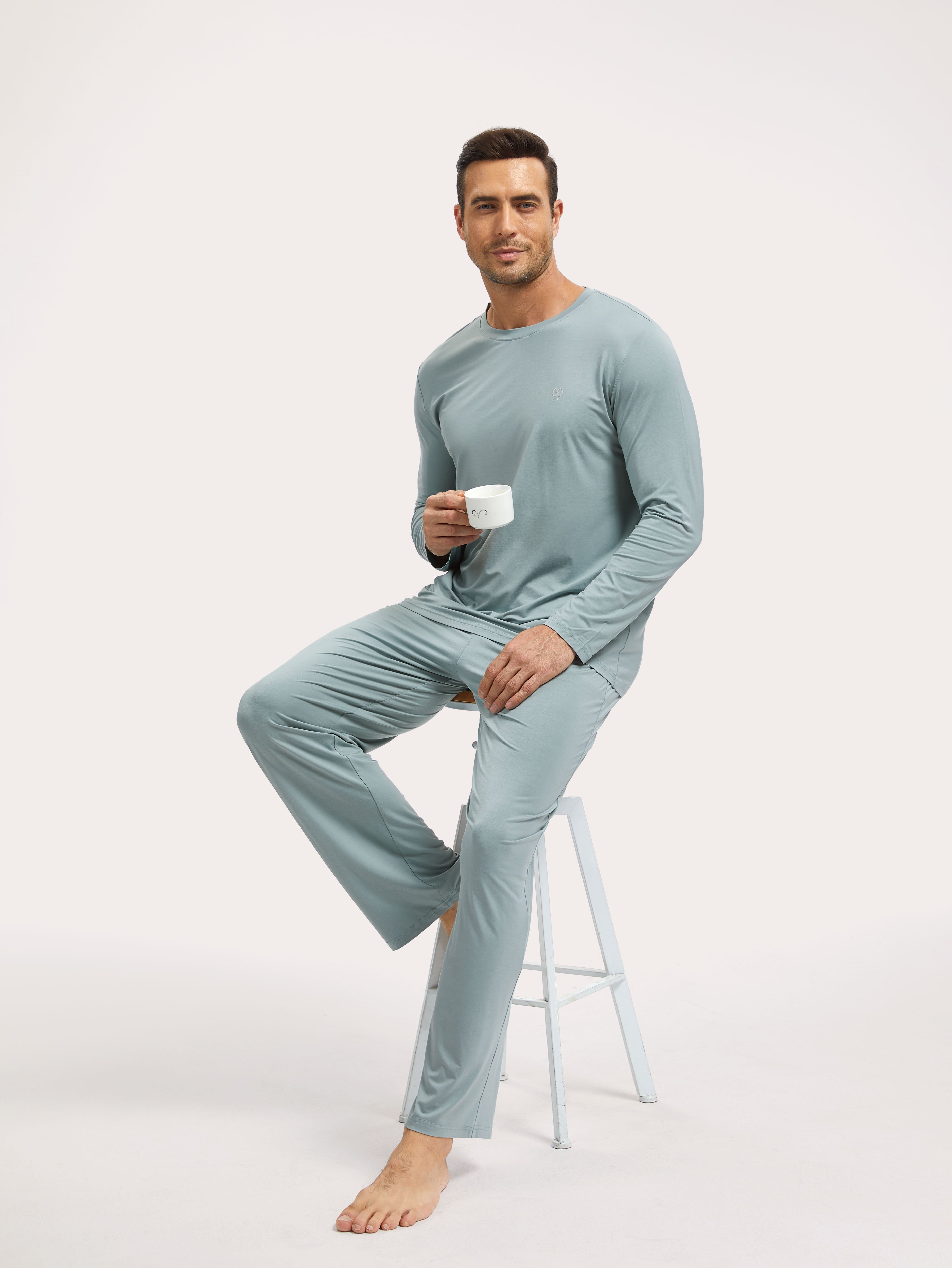 GYS Premium™ Bamboo Men NightFlow Long Pajama Set