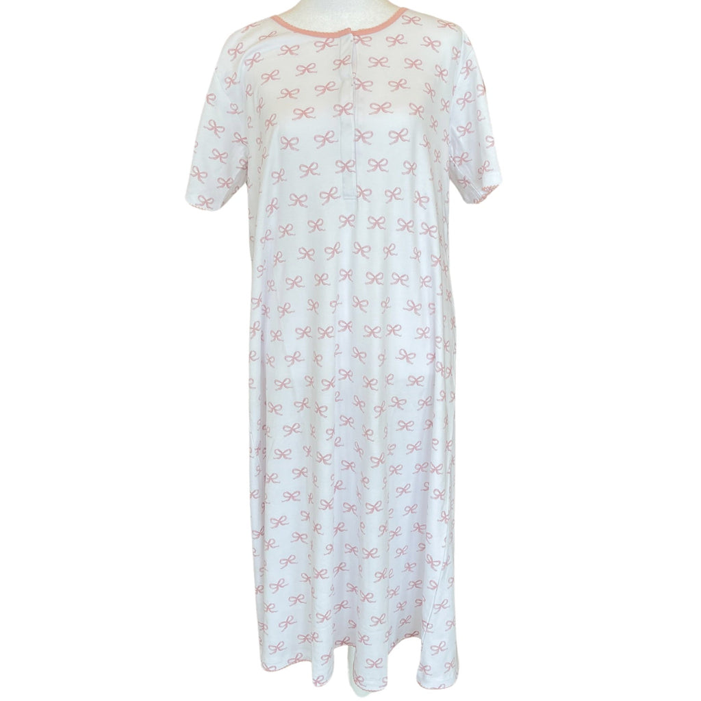 IRENE GOWN - PINK BOWS