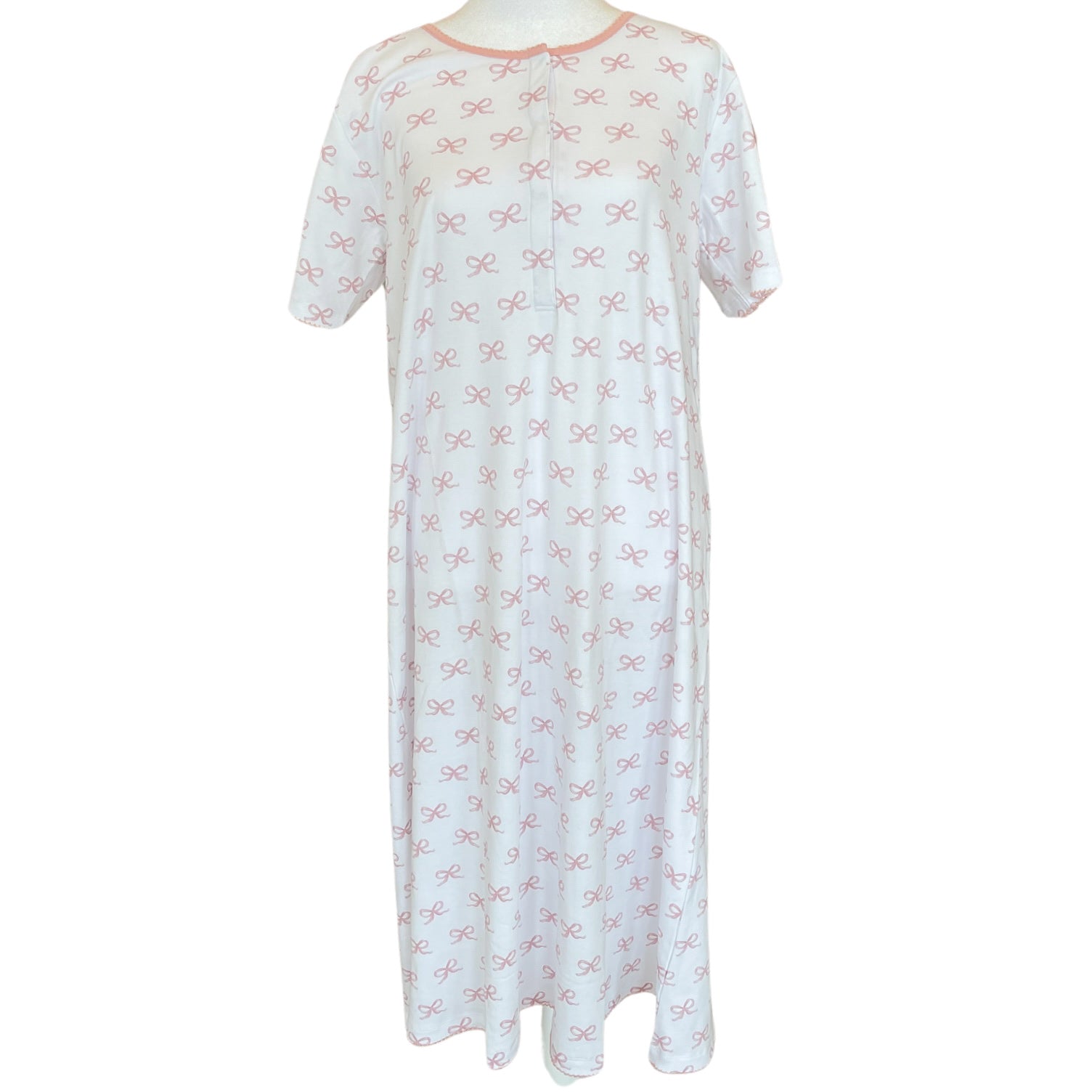 IRENE GOWN - PINK BOWS