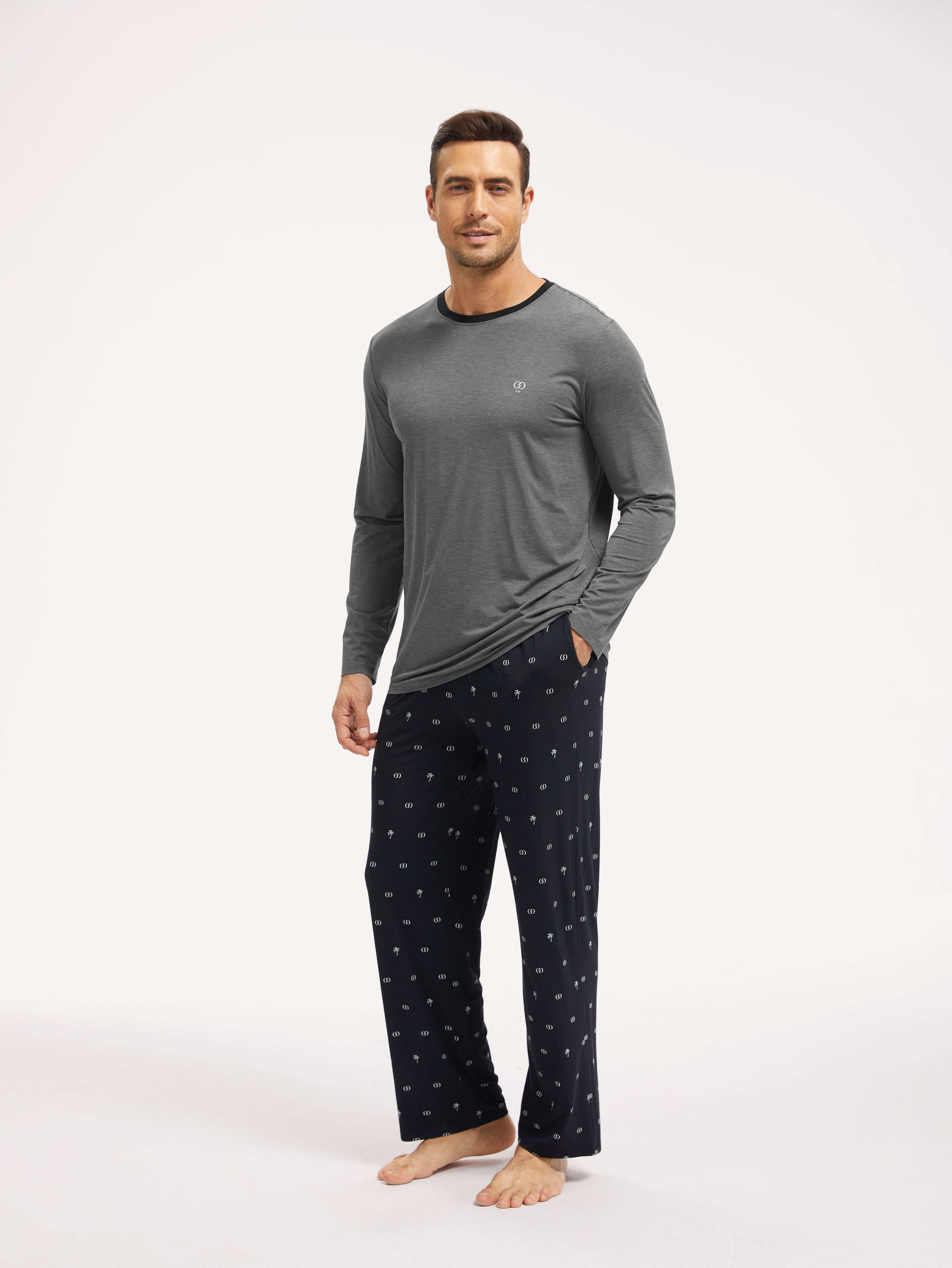GYS Premium™ Bamboo Men NightFlow Long Pajama Set