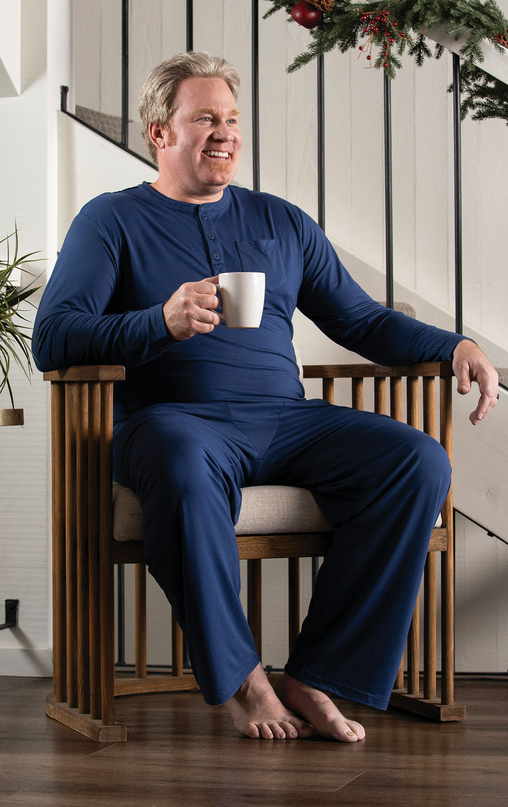 Comfort Club Henley Men's Pajamas