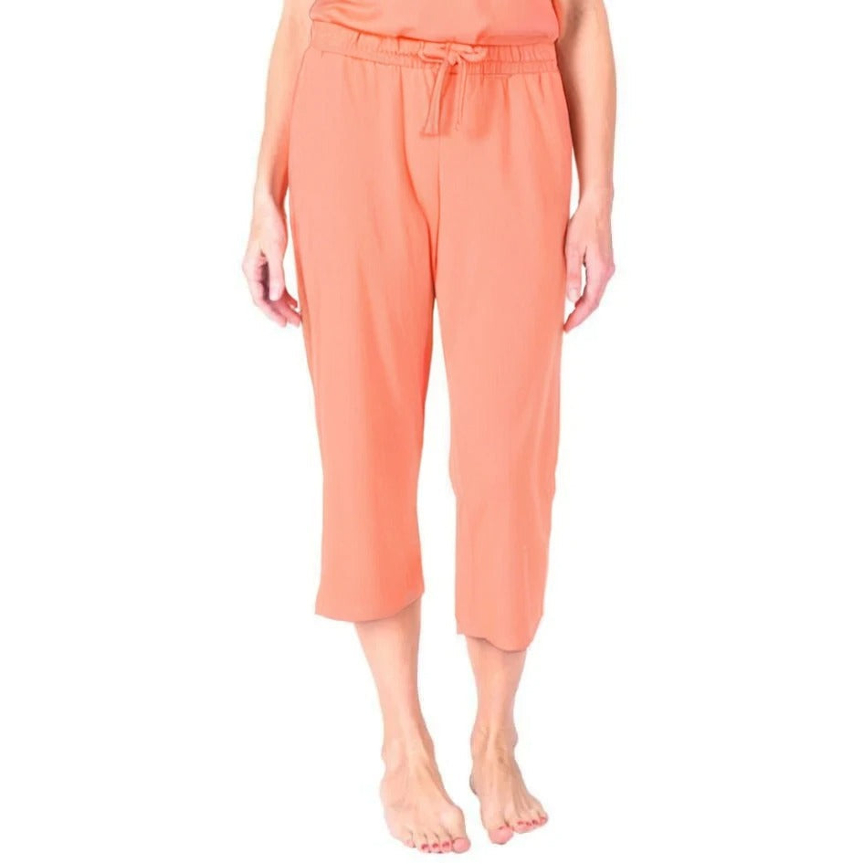 Women's Moisture Wicking Mix and Match Drawstring Capri Pant