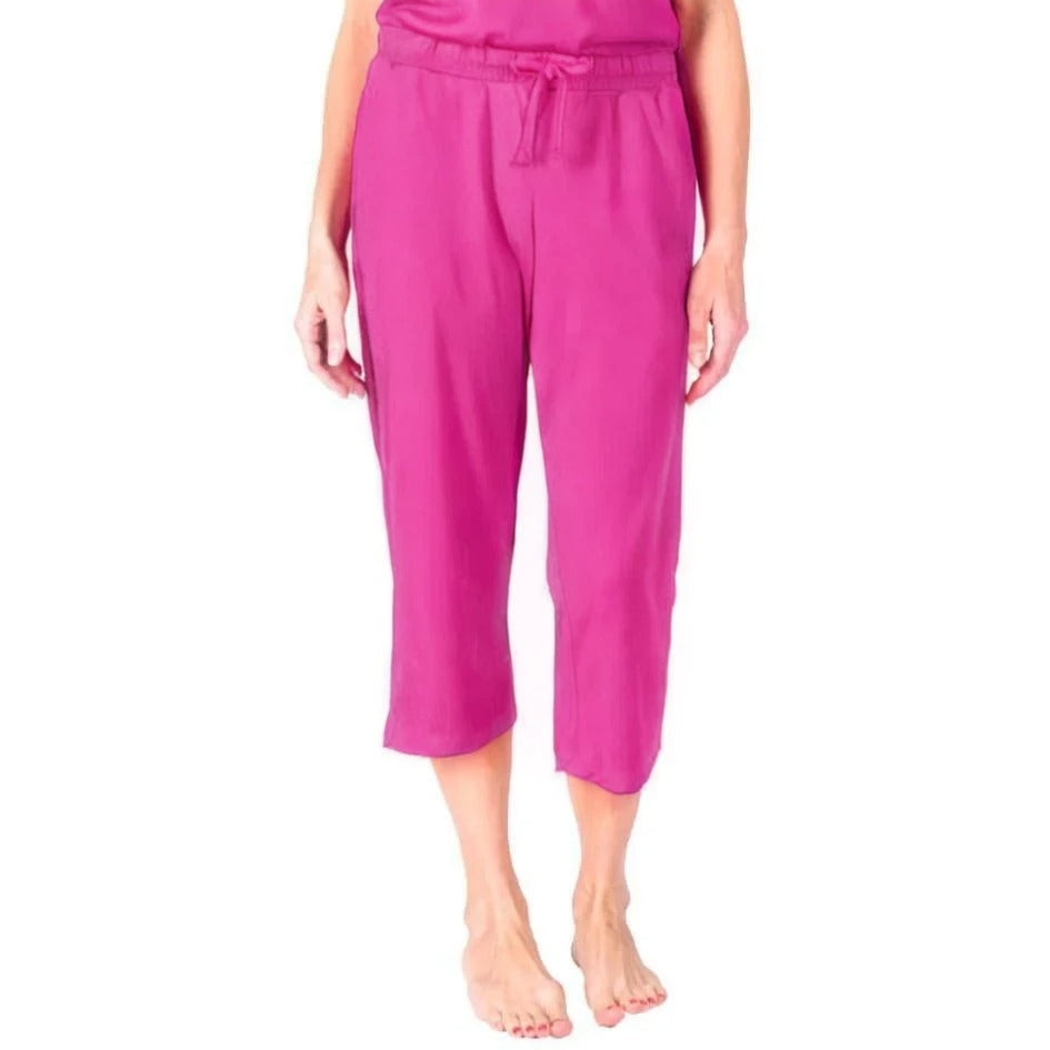 Women's Moisture Wicking Mix and Match Drawstring Capri Pant