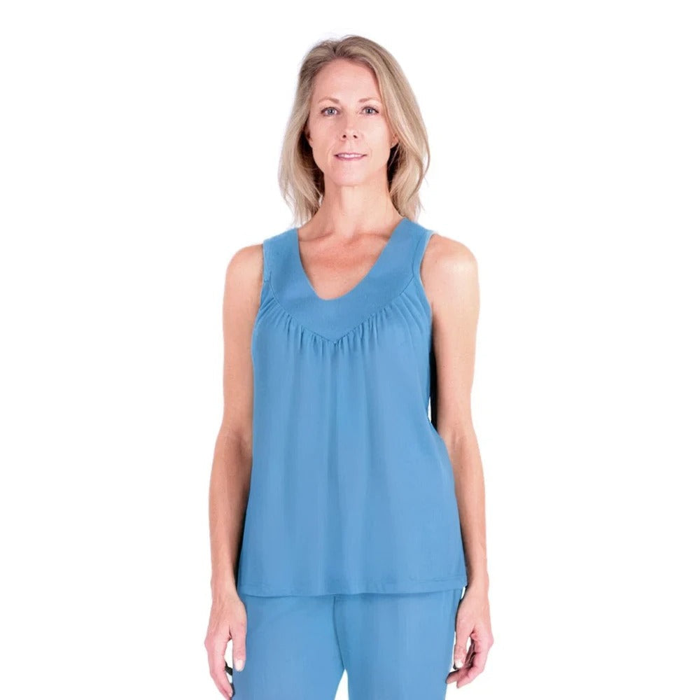 Women's Moisture Wicking Mix and Match Gathered Tank