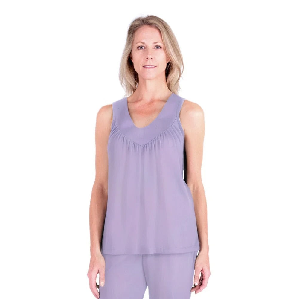 Women's Moisture Wicking Mix and Match Gathered Tank