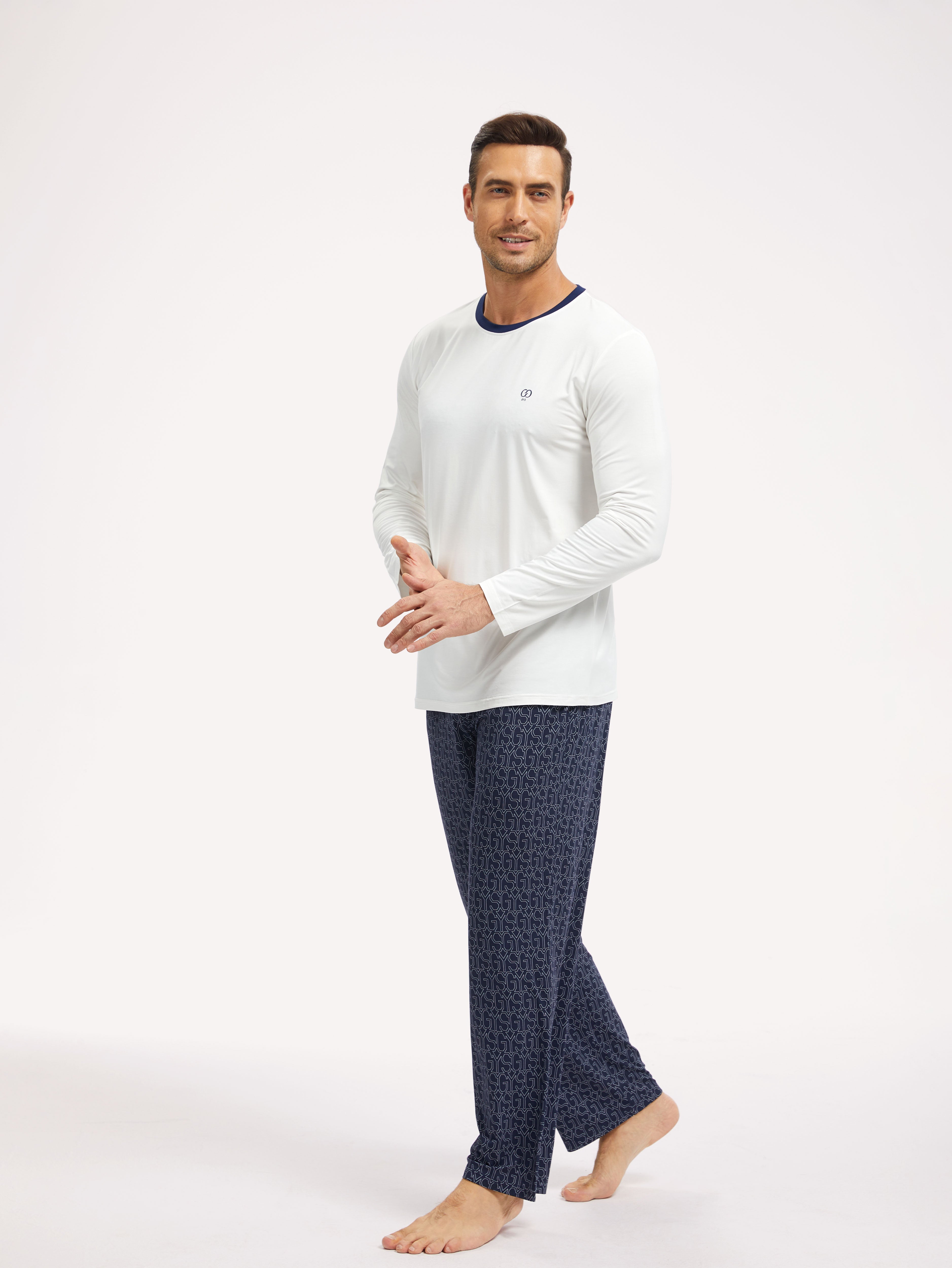GYS Premium™ Bamboo Men NightFlow Long Pajama Set