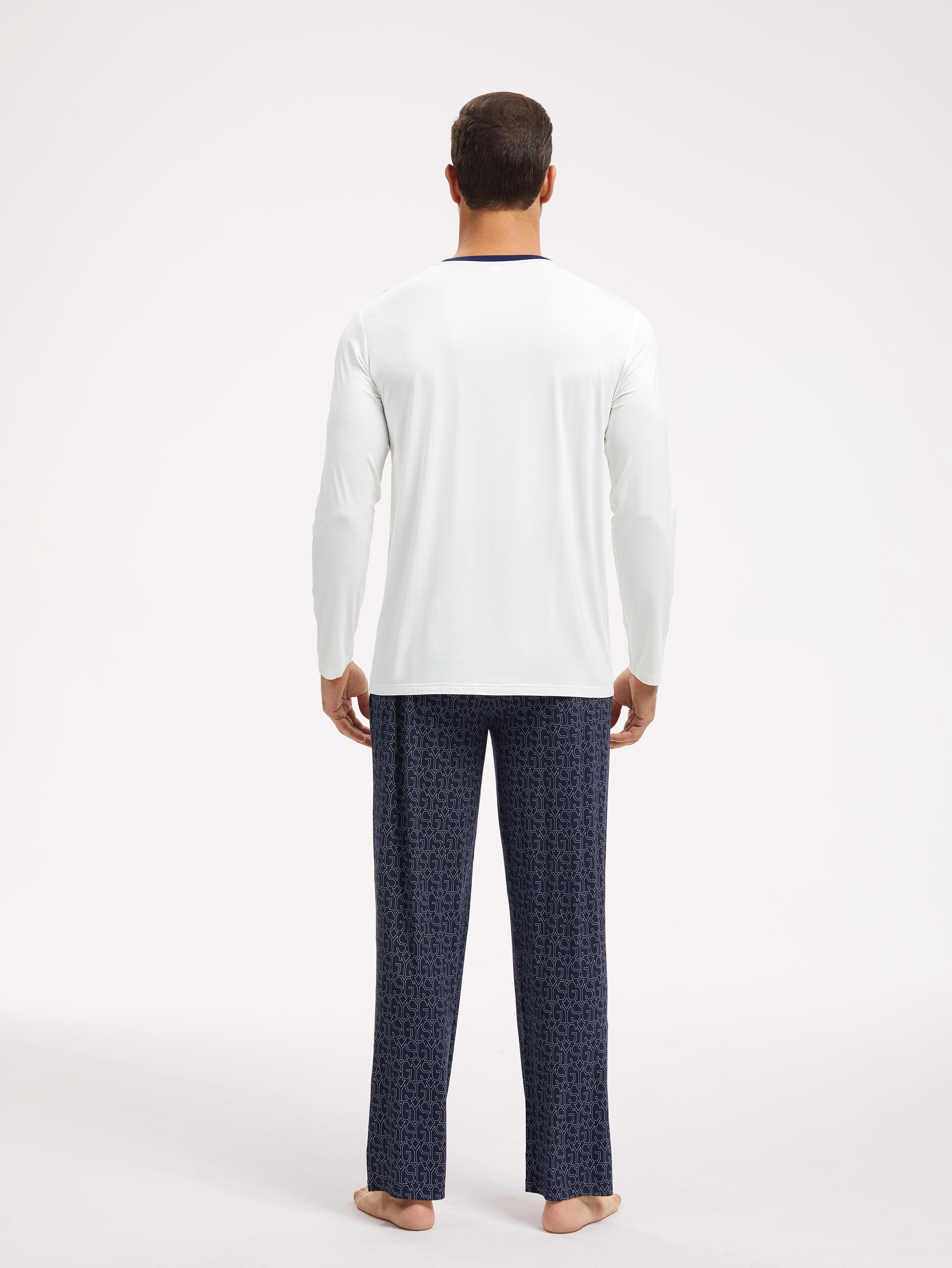 GYS Premium™ Bamboo Men NightFlow Long Pajama Set