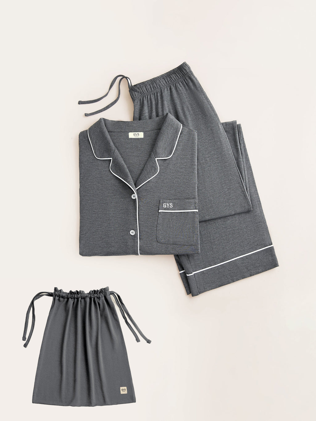 GYS Premium™ Bamboo Men Long Sleeve Pajama Sets