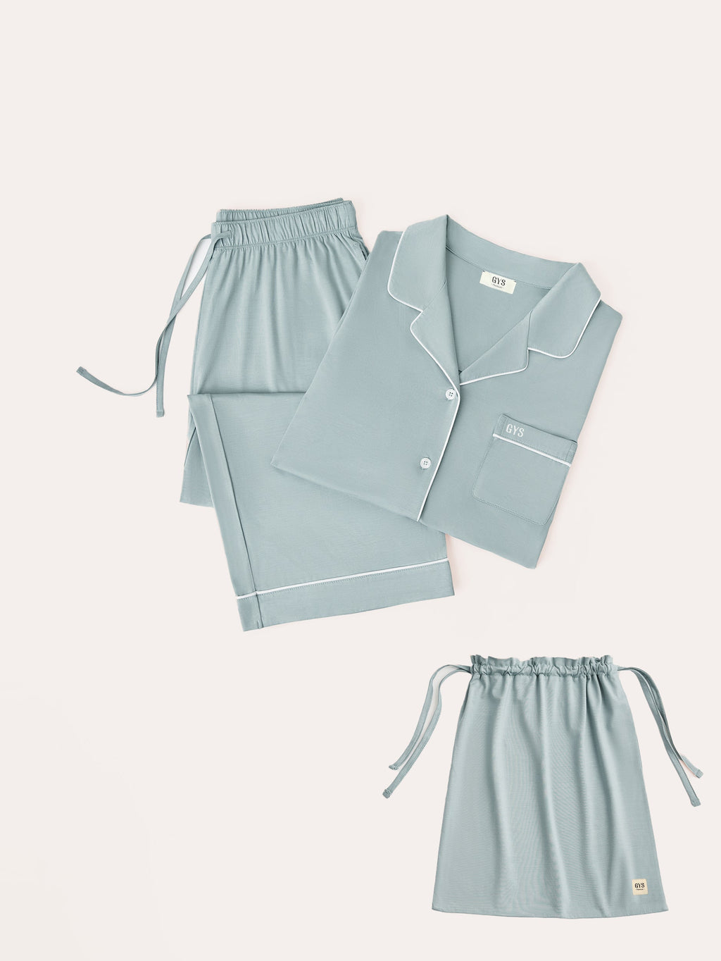 GYS Premium™ Bamboo Men Long Sleeve Pajama Sets