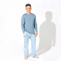 Winter Train Bamboo Men's Pajama Set